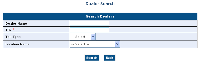 Search J&K VAT Dealer Details using TIN Number